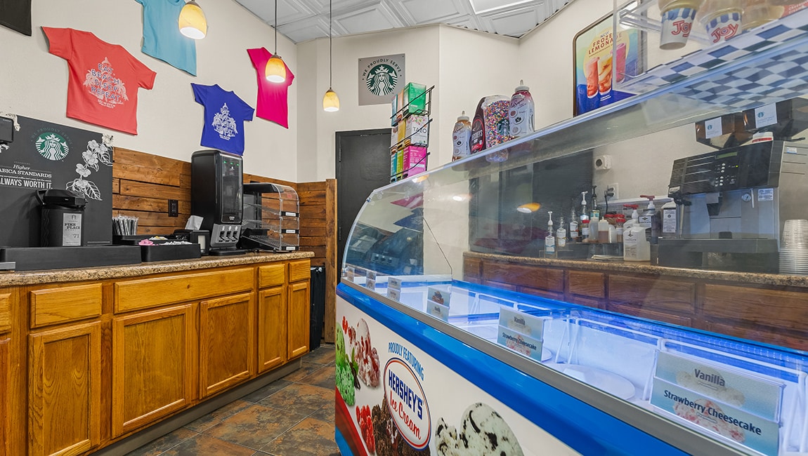 Captain Nook ice cream and coffee