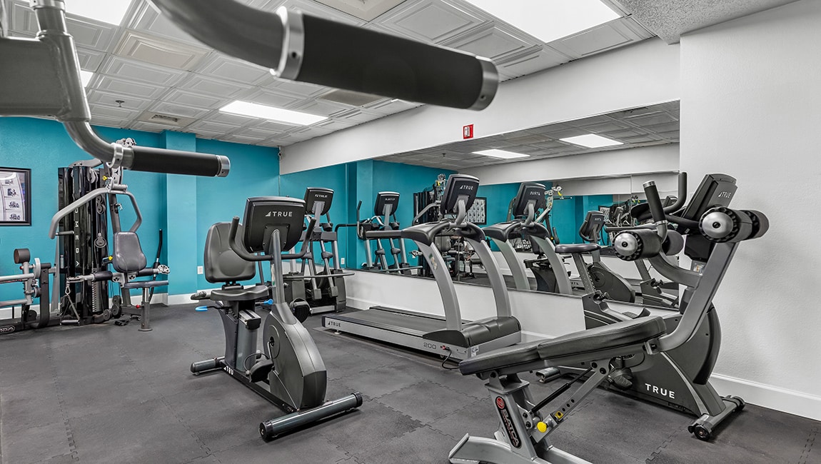 Fitness room at Sea Watch Resort