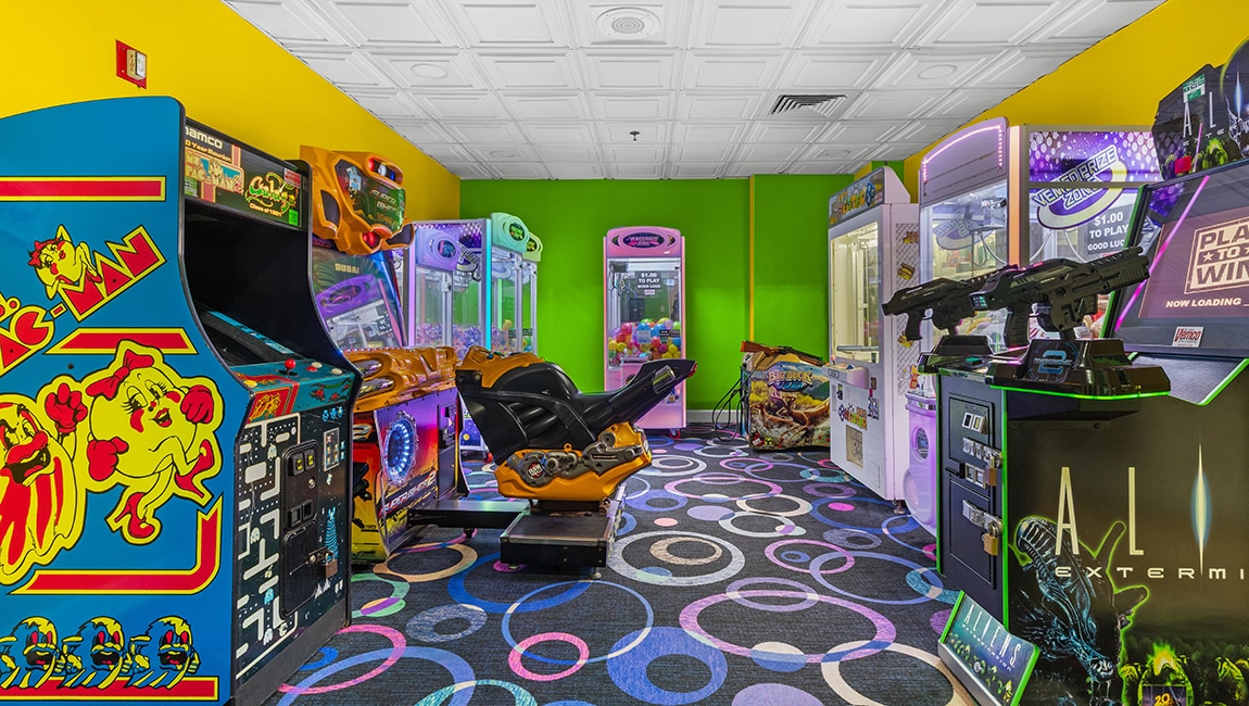 Game room at the resort