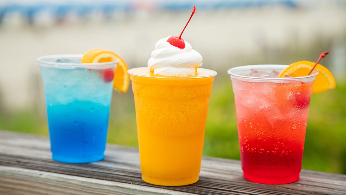 Three drinks