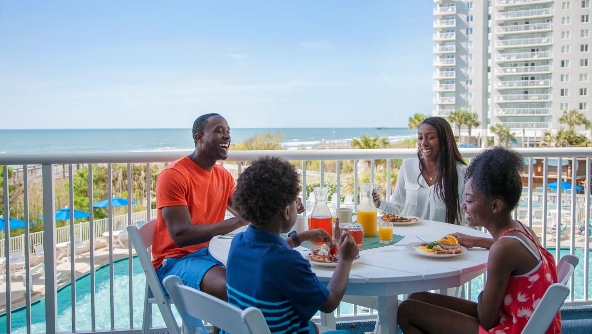 breakfast veranda deck
